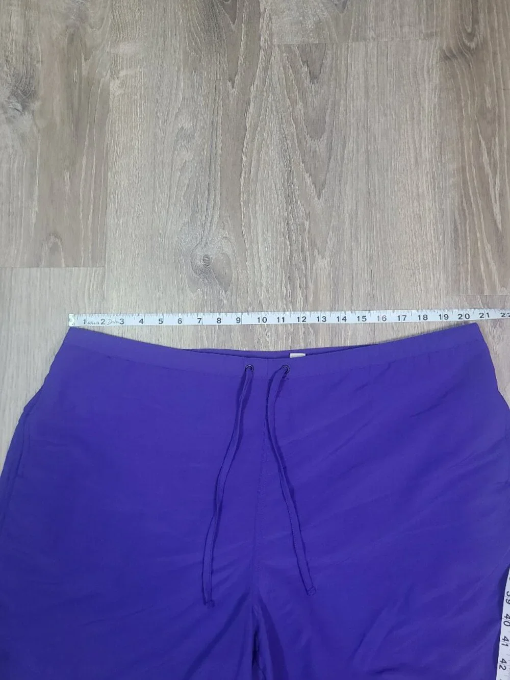 L.L. Bean SunSmart Purple/Blue Supplex Lined Swim Shorts Board Shorts - Size 1X